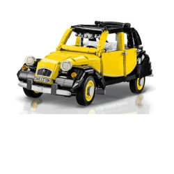 modellino cobi citroen 2cv charleston 1/12 giallo/nero [cobi-24341]