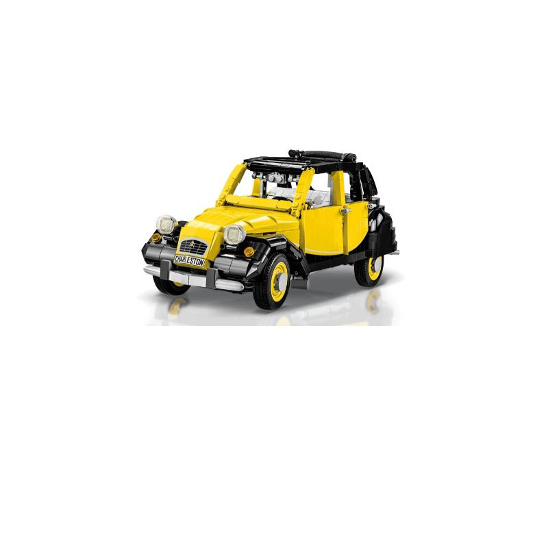 modellino cobi citroen 2cv charleston 1/12 giallo/nero [cobi-24341]