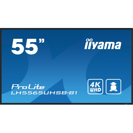 monitor digital signage led 54.6'' iiyama prolite lh5565uhsb-b1