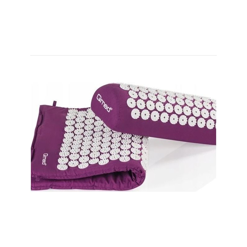 tappetino qmed per digitopressione con cuscino viola