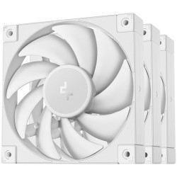set ventole 120x120 deepcool per case 120mm bianco 3pz [r-fd12-whnpn3-g]
