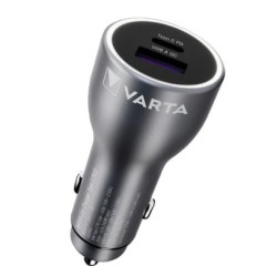 caricabatteria da auto varta 45w nero [57933101111]