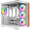 case thermaltake view 380 ws argb midi-tower atx bianco/legno