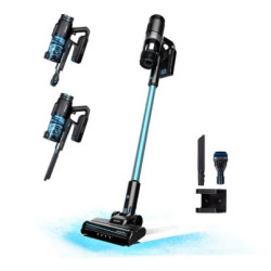 scopa elettrica cecotec conga rockstar 1500 25.2v nero/blu [8422]