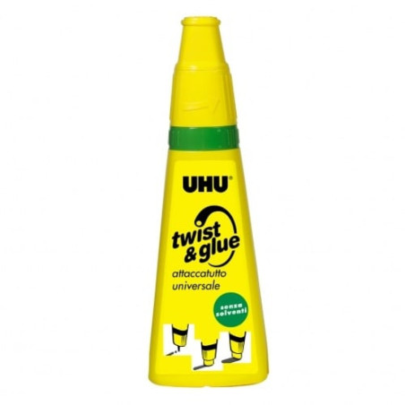 adesivo uhu attaccatutto twist glue 35ml senza solventi [d9285]