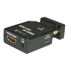 convertitore mini techly da vga e audio a hdmi