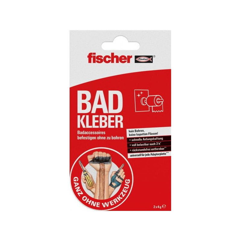colla da bagno fischer gow per mobili 2pz trasparente [545949]