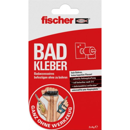 colla da bagno fischer gow per mobili 2pz trasparente [545949]