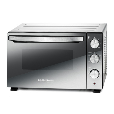 forno elettrico rommelsbacher nero/argento [bgs 1500]