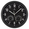 orologio da parete lowell 14942 in quarzo cerchio alluminio nero