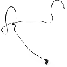 supporto da testa rode lavalier headset medium per microfoni nero