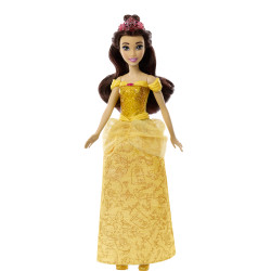 bambola femmina mattel disneyprincess fashion doll belle in plastica/tessuto