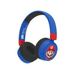 cuffie wireless otl technologies per bambini super mario blu [5055371625753]
