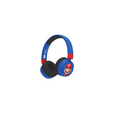 cuffie wireless otl technologies per bambini super mario blu [5055371625753]