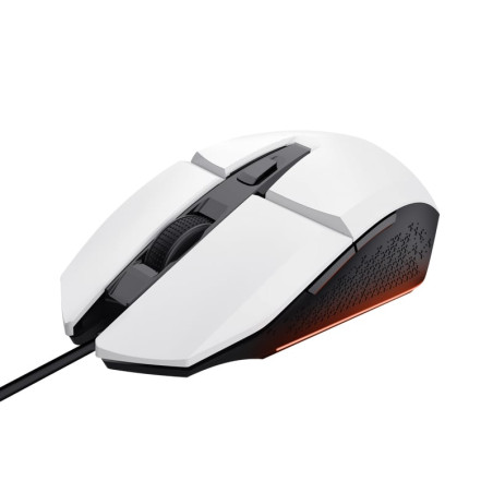 mouse trust gaming gxt109w felox bianco [25066]