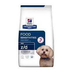 cibo secco per cani hill's sensibilita alimentari z/d 1kg
