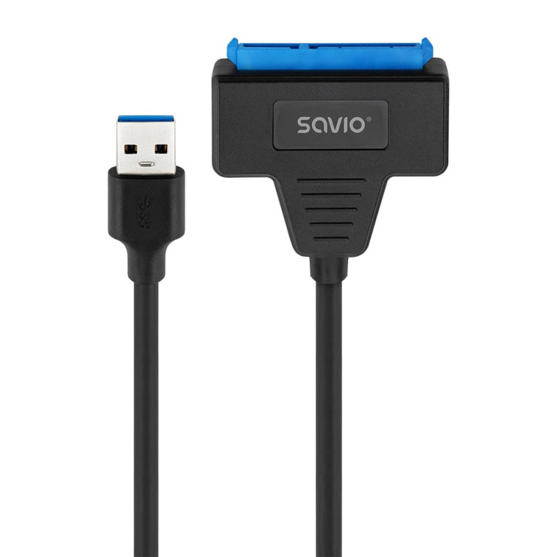 adattatore savio sata usb 3.1 25cm 1pz nero [aisaoasavioak68]