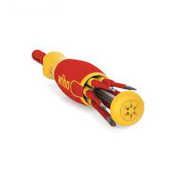 cacciavite wiha con caricatore punte liftup elettrico rosso/giallo
