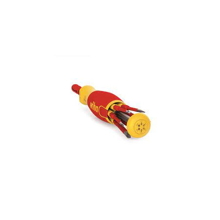 cacciavite wiha con caricatore punte liftup elettrico rosso/giallo