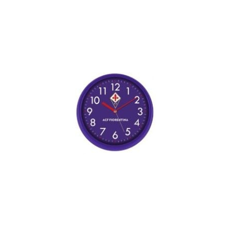 orologio da parete lowell ufficiale ac fiorentina 30cm plastica viola