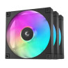 set ventole 140x140 deepcool argb per case 140mm nero 3pz [r-fd14-bkapn3-g]