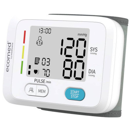 sfigmomanometro medisana ecomed bw-83e da polso 40-199 colpi/min