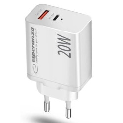 alimentatore da rete esperanza 20w bianco [ezc105w]