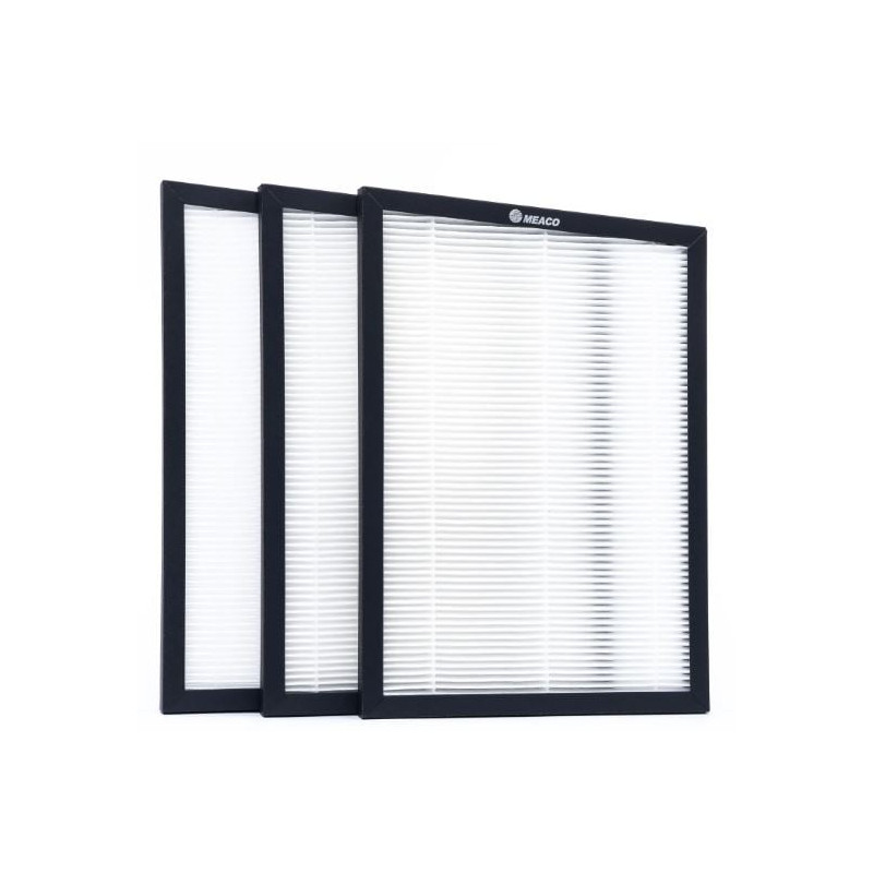 filtro hepa meaco platinum 12 per deumidificatore nero/bianco 3pz