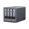 nas ugreen nasync dxp4800 4 bay fino a 112tb 4x 24tb + 2x 8tb grigio