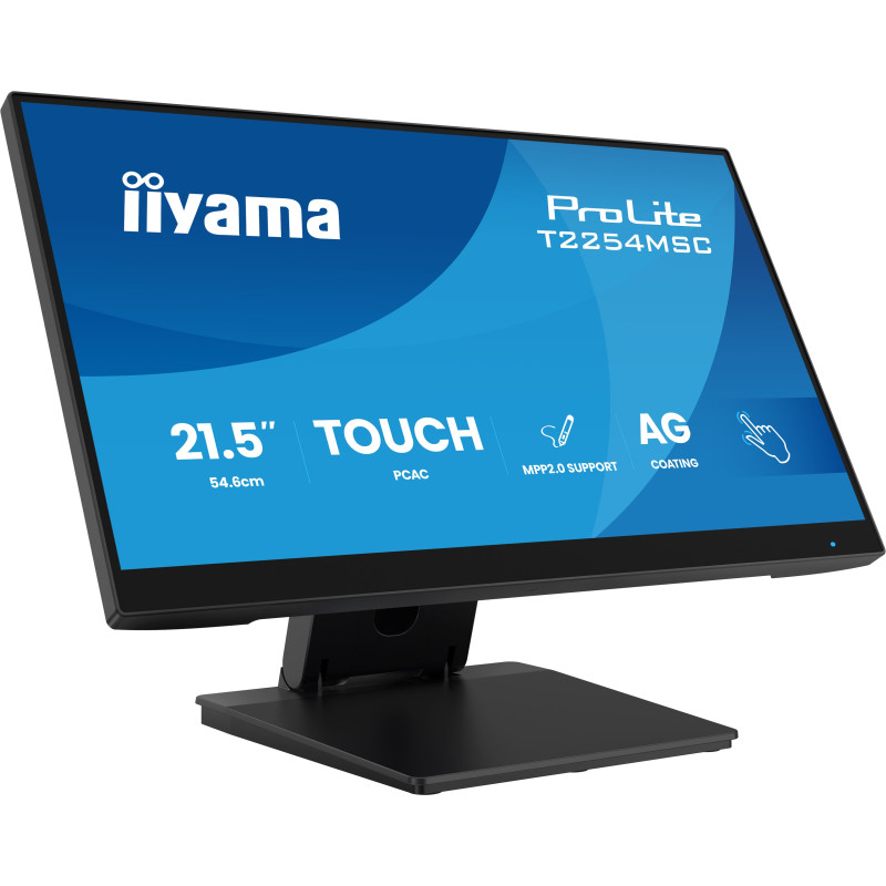 monitor led 22'' iiyama prolite t2254msc-b2ag touch full