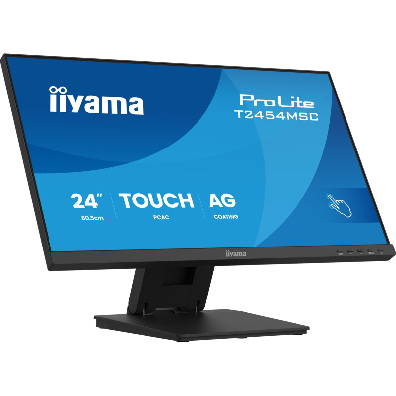 monitor led 24'' iiyama prolite t2454msc-b3ag touch full