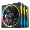 ventilatore deepcool fl12 se 3in1 per case 120mm nero [r-fl12se-bkapn3-g]
