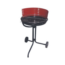 Barbecue lapillo tondo con ruote 55 h.70 00710 [lapillo]