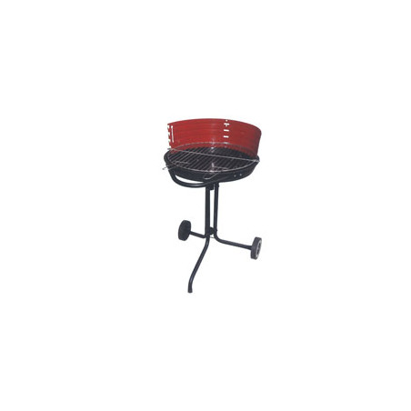 Barbecue lapillo tondo con ruote 55 h.70 00710 [lapillo]