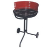 Barbecue lapillo tondo con ruote 55 h.70 00710 [lapillo]