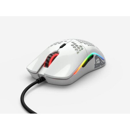 mouse gaming glorious pc gaming race model o - bianco, lucido