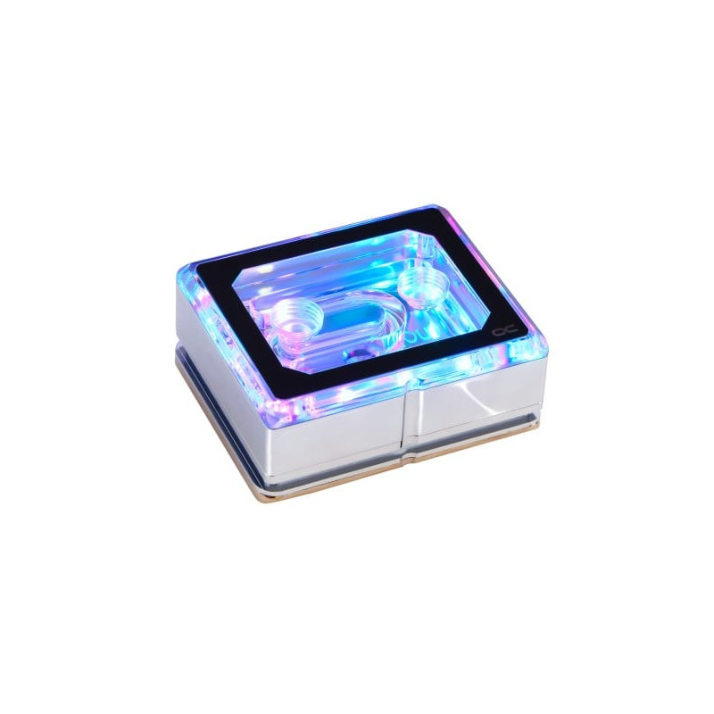 eisblock alphacool xpx aurora pro digital rgb plexi cromo [12951]