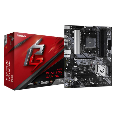 scheda madre asrock b550 phantom gaming 4 (am4) (d) [90-mxbcy0-a0uayz]