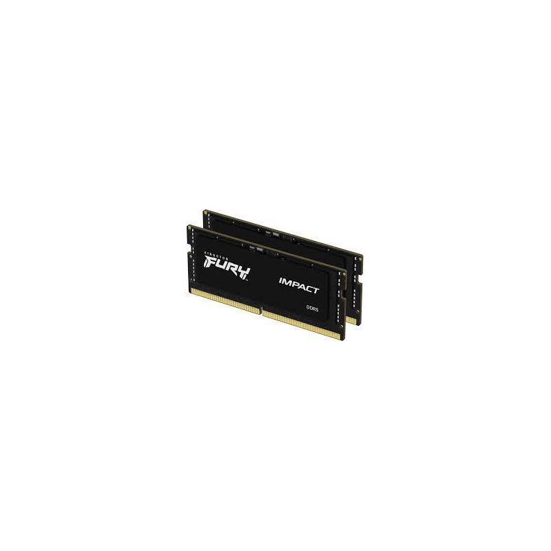 ram so-dimm ddr5 32gb kingston fury impact 4800mhz/cl38/nero