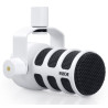 microfono rode podmic per per voice bianco
