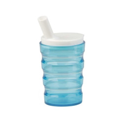 tazza scanalata sundo a tenuta stagna 200ml 1pz blu [21011]
