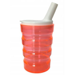 tazza sundo per disabili con boccaglio 200ml 1pz arancione [21015]