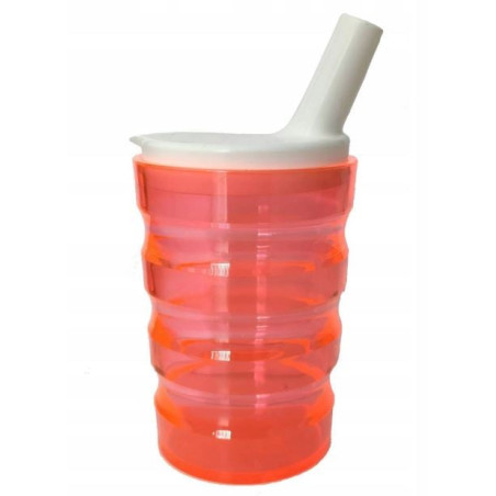 tazza sundo per disabili con boccaglio 200ml 1pz arancione [21015]