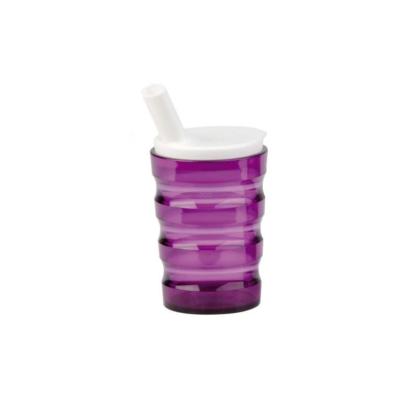 tazza scanalata sundo a tenuta stagna 200ml 1pz viola [21016]