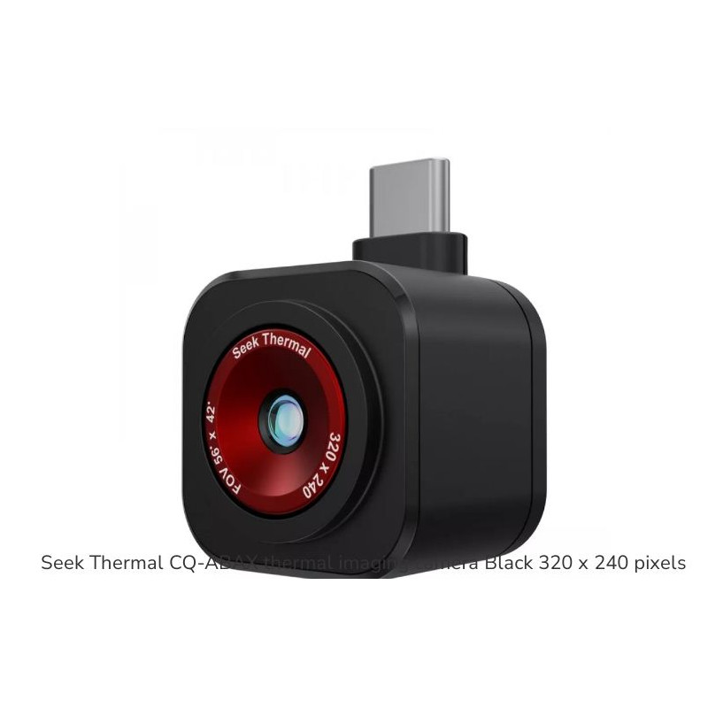 termocamera seek thermal cq-abax /320 x 240 p/ nero [cq-abax]