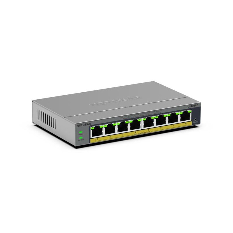 switch netgear gs108ep gestito l2/l3 8 porte ethernet 10/100/1000