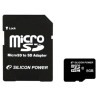 8gb scheda microsd silicon power sdhc (class 10) w/adaptor [sp008gbsth010v10-sp]