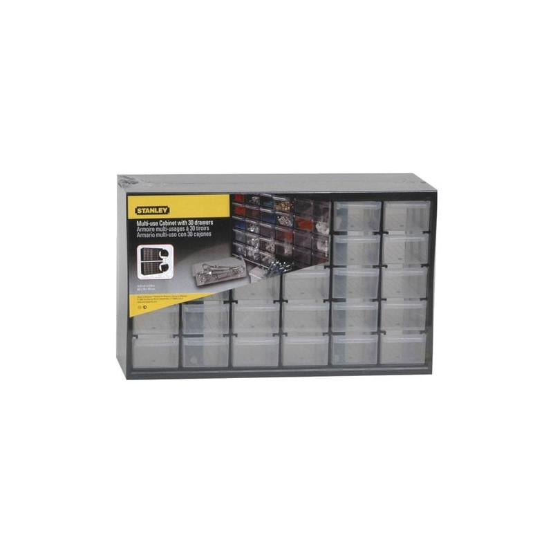 cassettiera portautensili stanley 30 cassetti piccoli 1-93-980