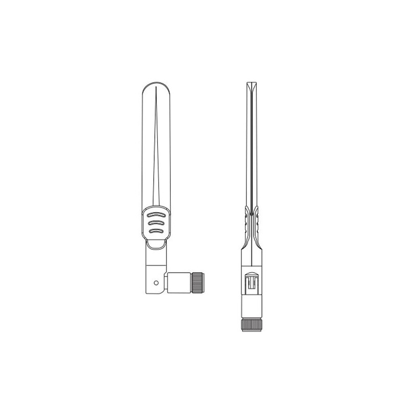zebra ml-2452-apa2-02 rp-sma 7dbi antenna di rete