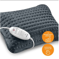 cuscino termoforo beurer hk 48 grigio scuro [27501]